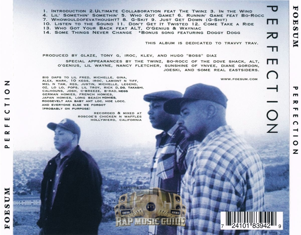 Foesum - Perfection: Limited Edition: CD | Rap Music Guide